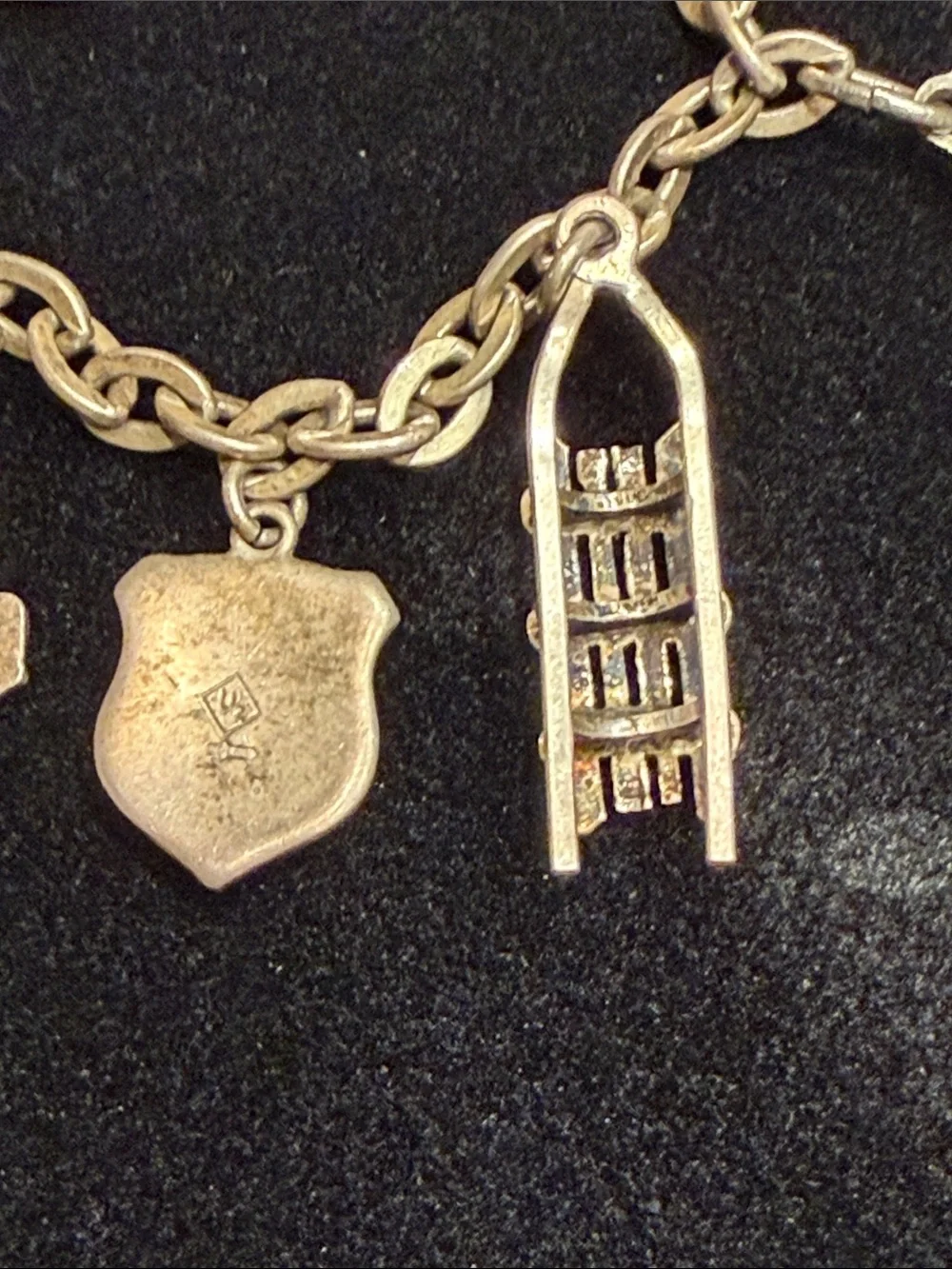 MCM 925 Stamped European Travel Souvenir Charm Bracelet